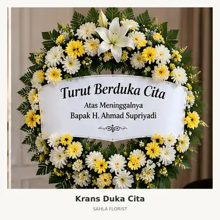 Krans Bunga Duka Rumah Duka Jelambar